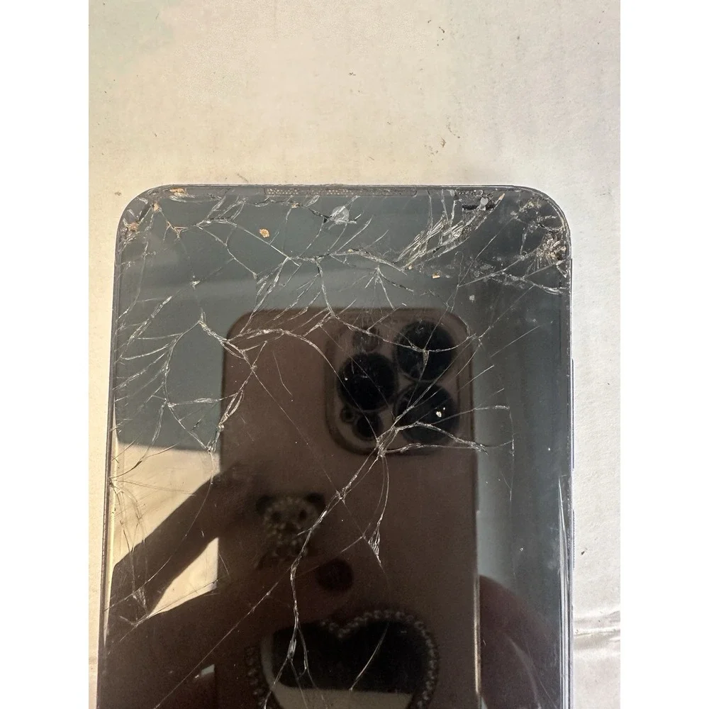 Motorola Moto Blue For Parts or Not Working Cracked Screen Broken AI Dual Camera